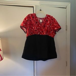 Disney Scrub Top